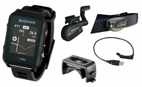 Heart rate monitor iD.TRI SET Black 24250