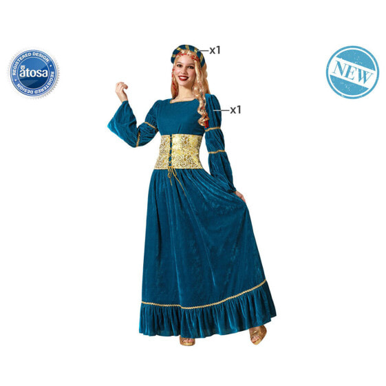 Costume for Adults Medieval Queen XXL