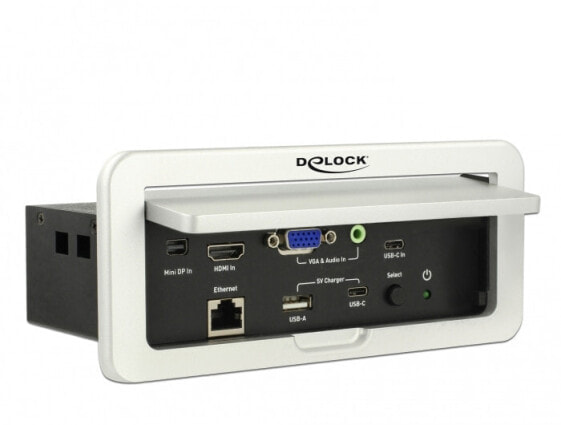 Delock 87733 - 3840 x 2160 pixels - 1920 x 1080,3840 x 2160 pixels - 3840 x 2160 pixels - Metal - Mini DisplayPort + HDMI - HDMI