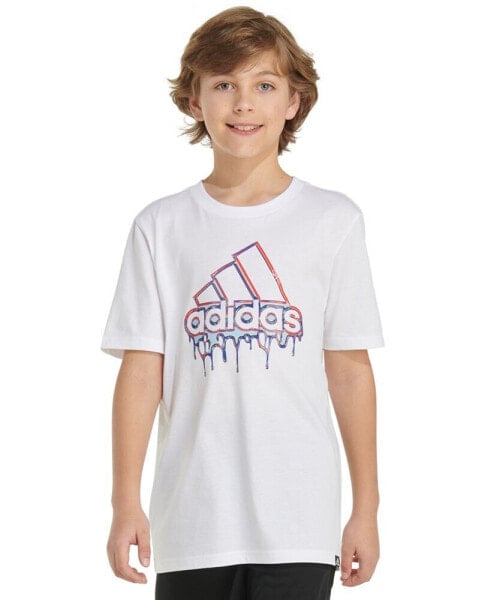 Big Boys Cotton Short-Sleeve Slime Logo Graphic T-Shirt