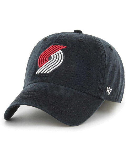 Men's Black Portland Trail Blazers Classic Franchise Fitted Hat