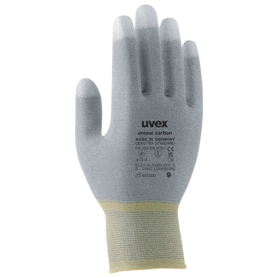 Защитные перчатки Uvex Arbeitsschutz 60556 - Серые - EUE - Углерод - Полиамид