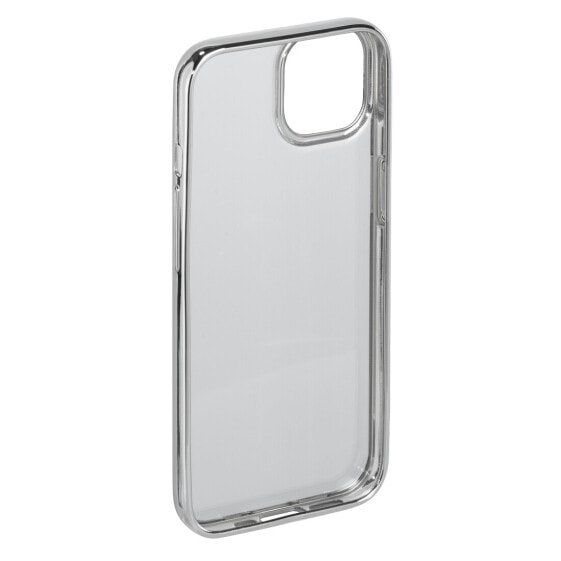 Hama Clear&Chrome Backcover Apple iPhone 13 Silber transparent