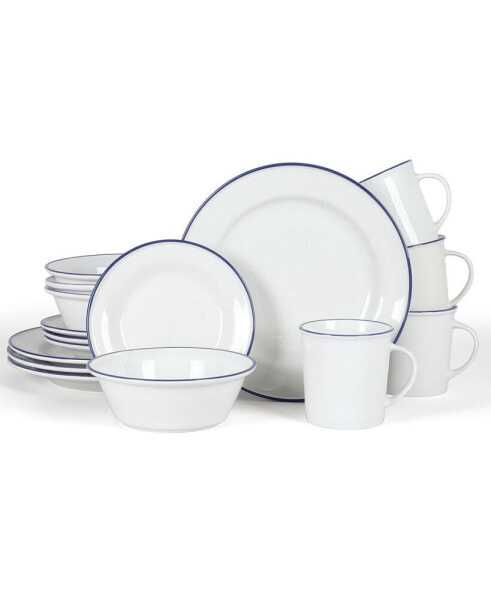 Cliffield 16 Piece Dinnerware Set, Service for 4