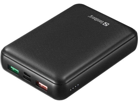 Powerbank Sandberg USB-C PD 45W 15000 mAh Li-Ion Quick Charge 3.0 Black