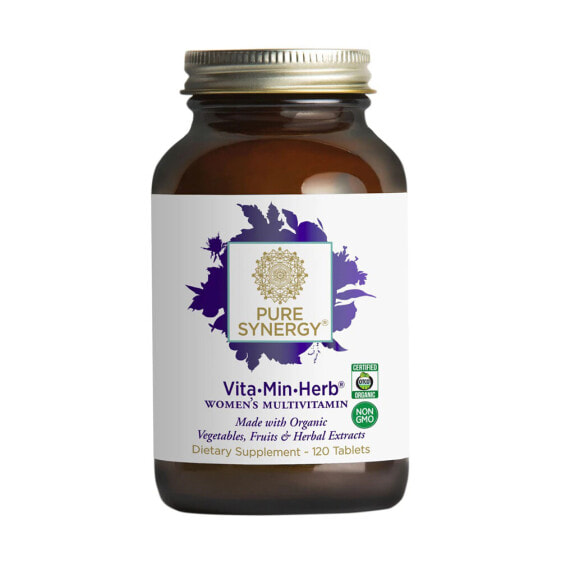 Pure Synergy Vita-Min-Herb Мультивитамины для щенщин 120 таблеток