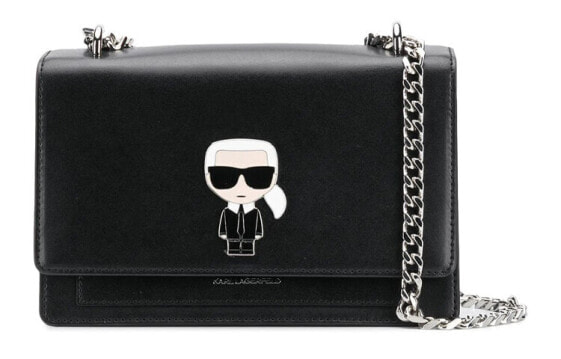 Сумка из натуральной кожи KARL LAGERFELD 205W3057999