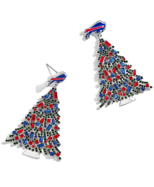 Buffalo Bills Christmas Tree Dangling Earrings