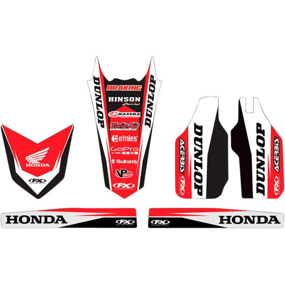 FACTORY EFFEX Honda CRF 450 R 09 17-50324 Graphic Kit
