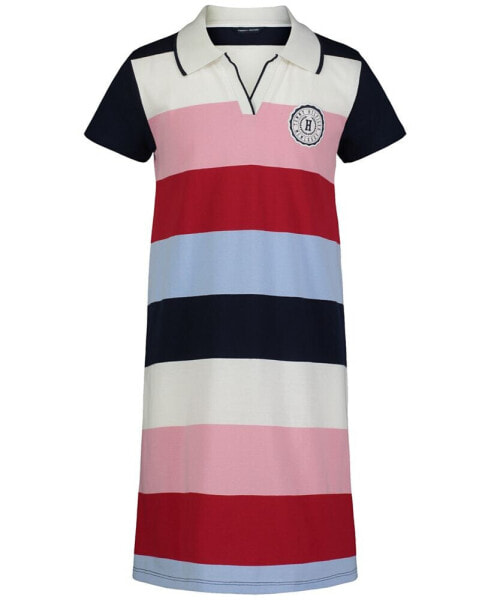 Toddler Girls Striped Rugby Dress