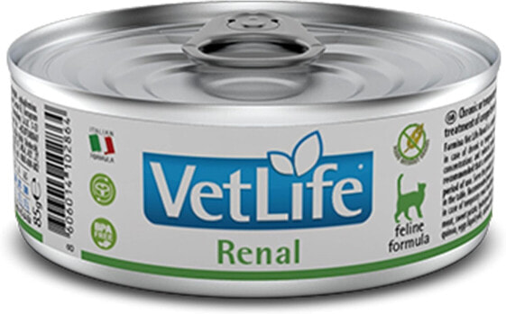 Farmina Vet Life Pate Cat Food (Wet Food, GMO Free and Grain-Free, Created Together with the Faculty of Animal Nutrition of the University of Naples Federico II, Serving Size: 80g)