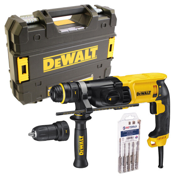 DeWalt Bohrhammer D25134K-QS mit SDS-plus und SSBF in TSTAK Box + GT Bohrersatz