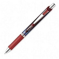 Pentel Energel XM Klick - Clip-on retractable pen - Red - Red - 0.7 mm - Ambidextrous - 12 pc(s)