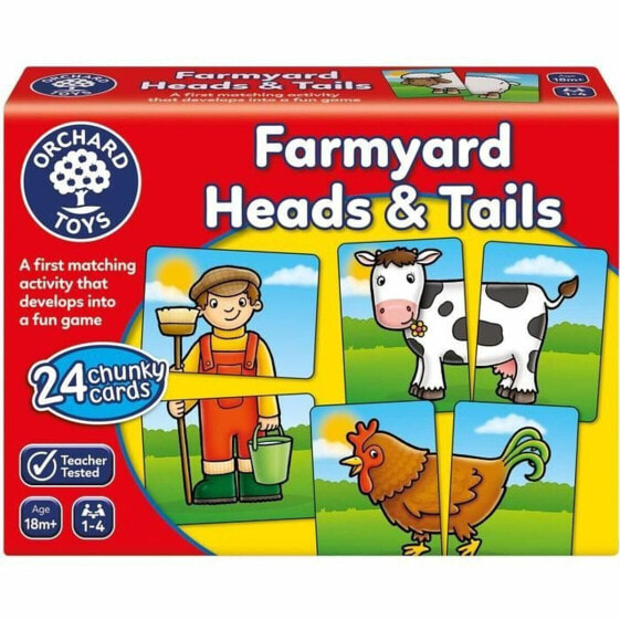 Развивающая игра ORCHARD Farmyard Heads & Tails (FR)