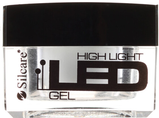 Nagelgel weiß - Silcare High Light LED White 15 g