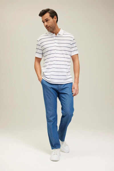 Relax Fit Chino Düz Paça Jean Pantolon Z5952az23sp