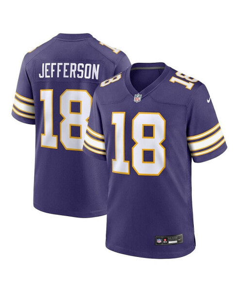 Men's Justin Jefferson Purple Minnesota Vikings Classic Player Game Jersey