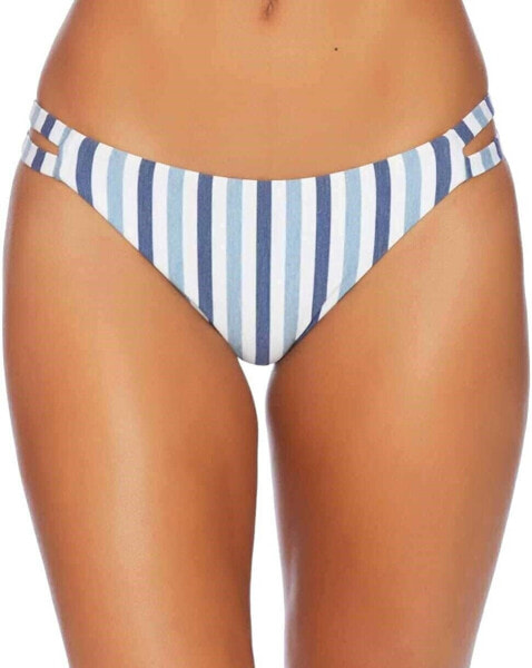 Splendid Women's 174834 Tie Dye Stripe Retro Blue Bikini Bottom Size XS