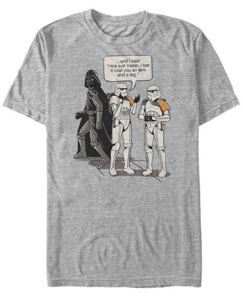 Star Wars Men's Classic Nice Suit Darth Vader Comic Humor Short Sleeve T-Shirt