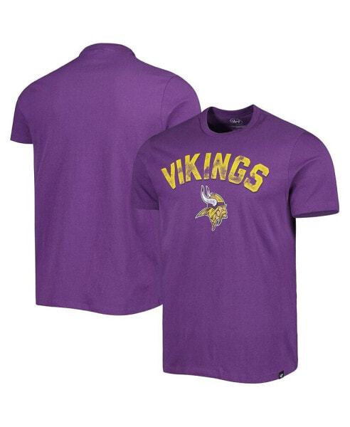 Men's Purple Minnesota Vikings All Arch Franklin T-shirt