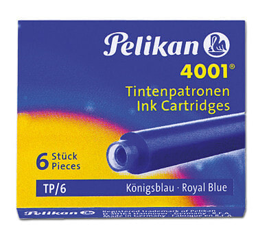 Pelikan TP/6 - Blue - Blue - Fountain pen - 6 pc(s)