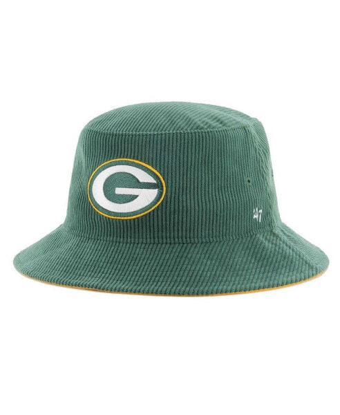 Men's Green Green Bay Packers Thick Cord Bucket Hat