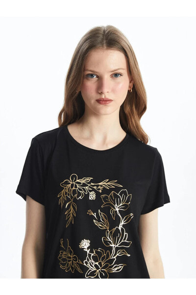 Топ LC WAIKIKI Bike Neck Printed Tee