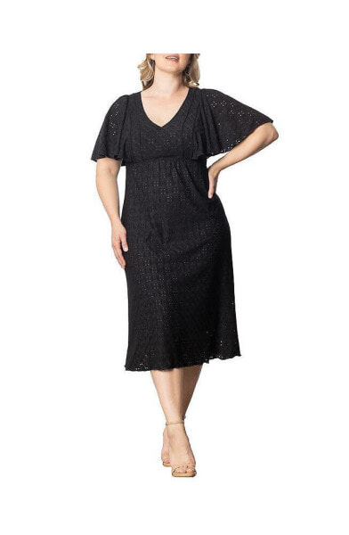 Plus Size Lucy Eyelet Dress