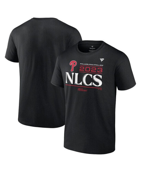 Men's Black Philadelphia Phillies 2023 Division Series Winner Locker Room Big and Tall T-shirt