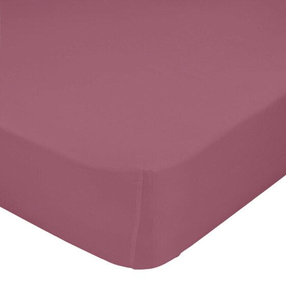 Fitted sheet HappyFriday BASIC Magenta 105 x 200 x 32 cm