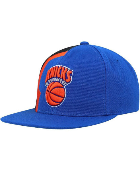 Men's Blue New York Knicks Hardwood Classics Retroline Snapback Hat