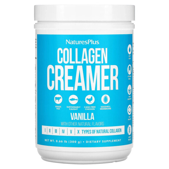 Collagen Creamer, Vanilla, 0.66 lb (300 g)