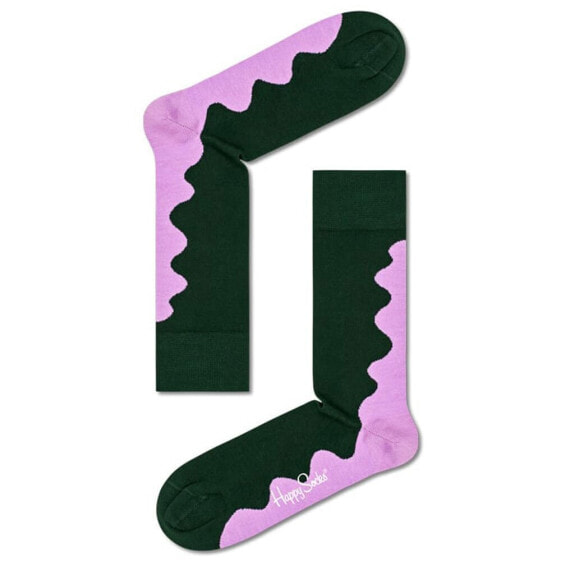 Happy Socks Pink Wave socks