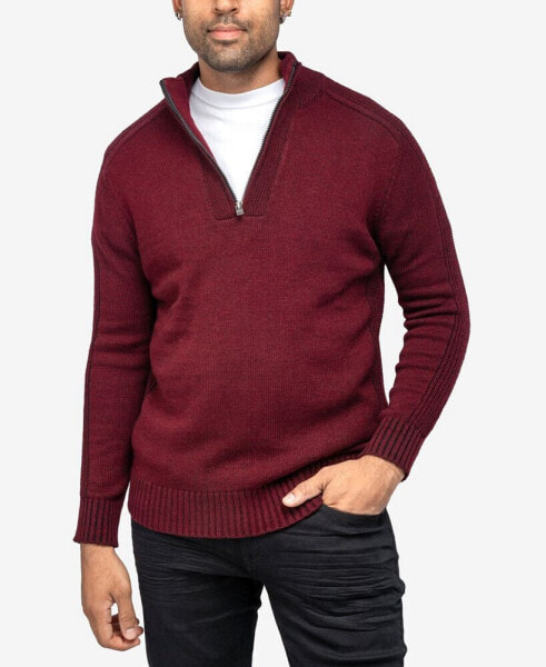 Men's Quarter-Zip Pullover Sweater