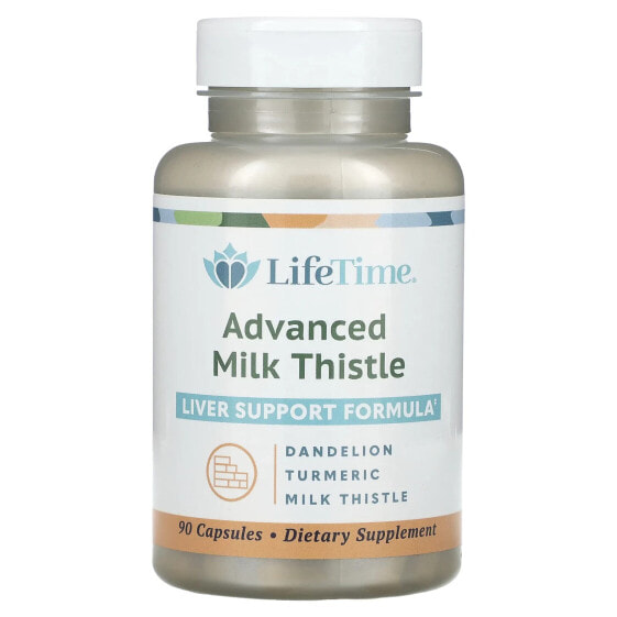 Травяные капсулы LifeTime Vitamins Advanced Milk Thistle, 90 шт.