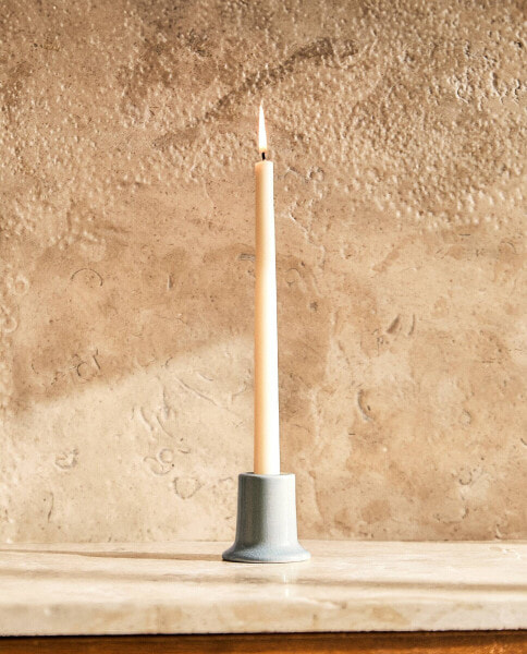 Stoneware candleholder