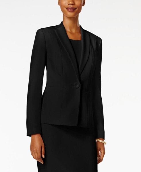 Куртка Kasper petite Crepe One-Button Blazer