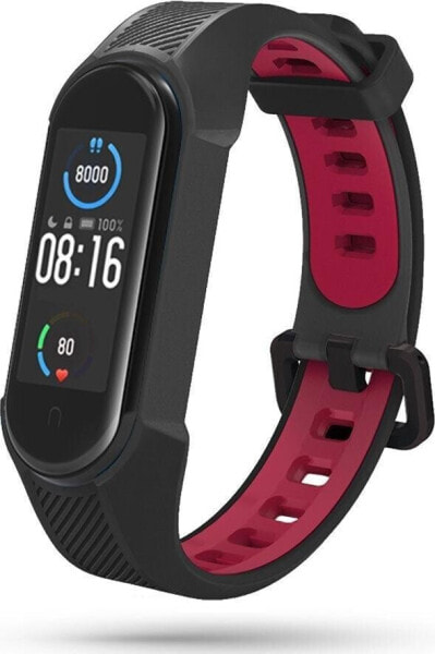 Tech-Protect TECH-PROTECT ARMOUR XIAOMI MI SMART BAND 5 / 6 / 6 NFC / 7 BLACK/RED