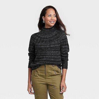 Women's Holiday Pullover Sweater - Knox Rose Black L