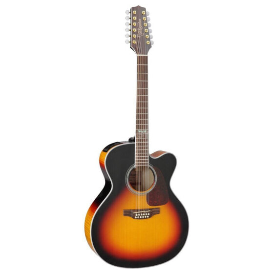 Takamine GJ72CE-12BSB Brown Sunburst