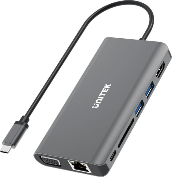 Станция/репликатор Unitek uHUB O8+ USB-C (D1019A)