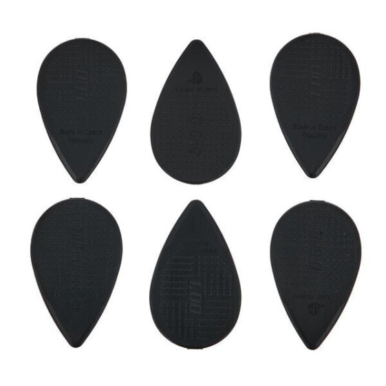 D-Grip Picks Balkan Form Nylon Black 1,00