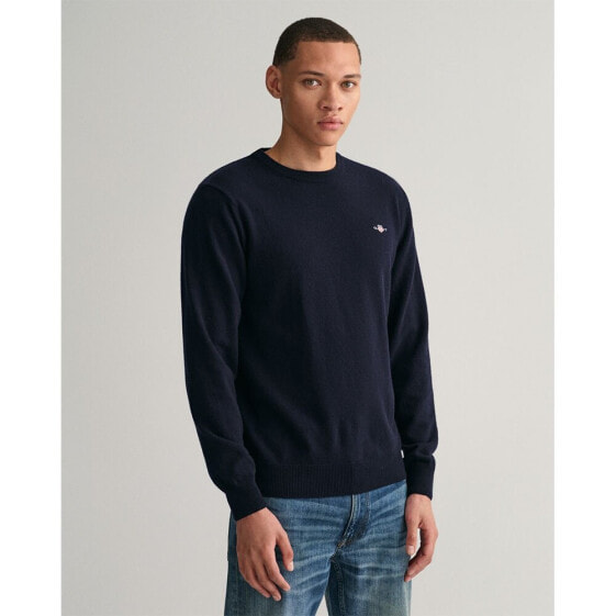 GANT Superfine Lambswool Crew Neck Sweater