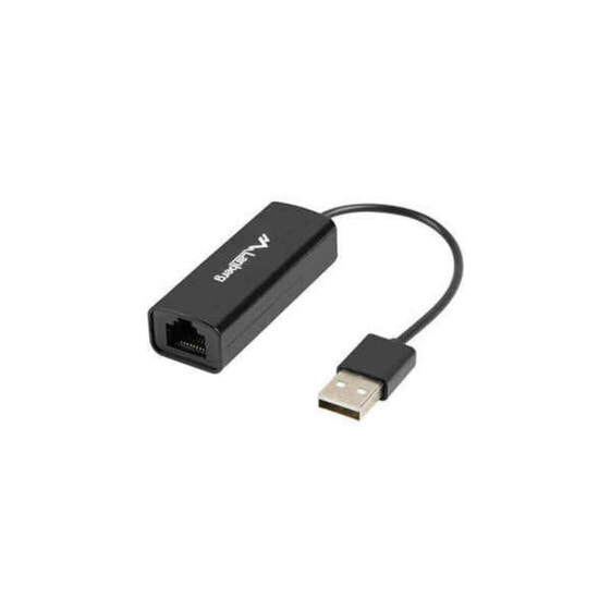 USB 2.0 to RJ45 Network Adapter Lanberg NC-0100-01 0,15 m