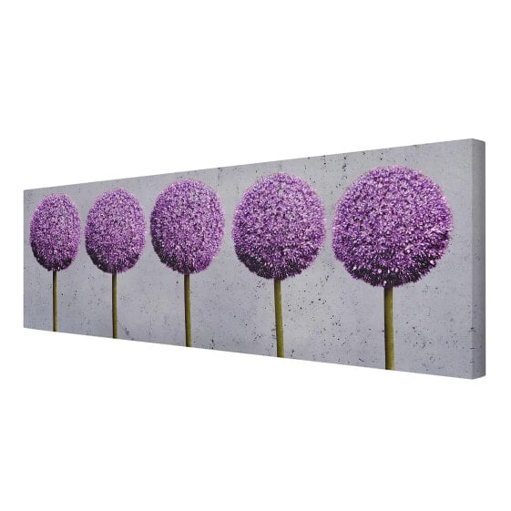 Leinwandbild Allium Kugel Blüten II