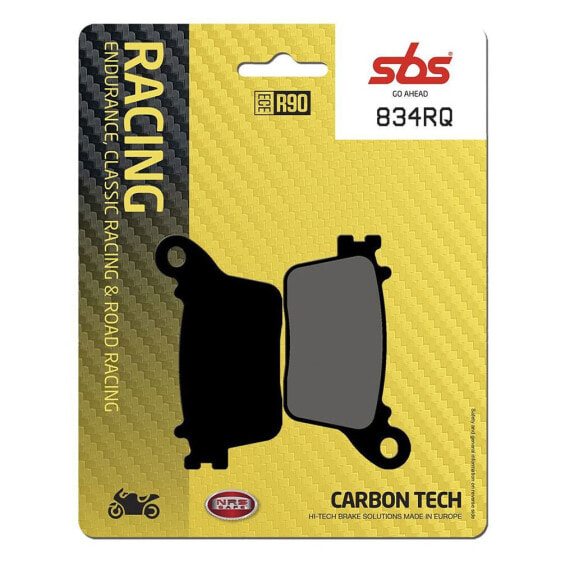 SBS Rq Hi-Tech Road Racing 834RQ Carbon Organic Brake Pads