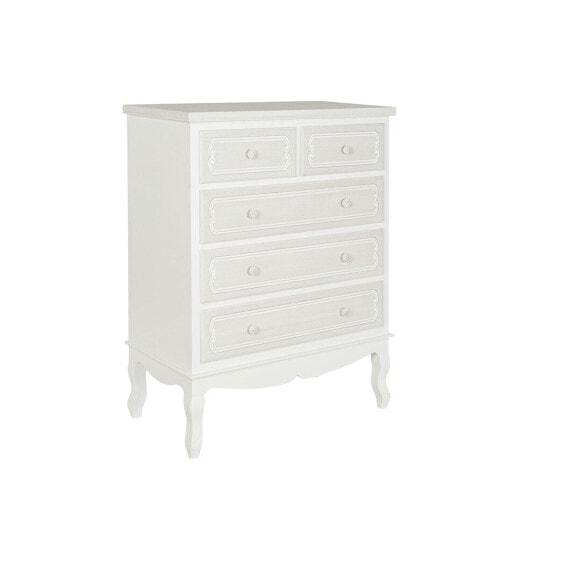 Chest of drawers DKD Home Decor White MDF Wood Romantic 80 x 40 x 105 cm