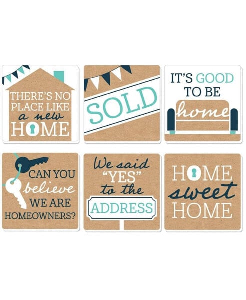 Home Sweet Home - Funny Housewarming Decor Gift - Drink Coasters - Set of 6