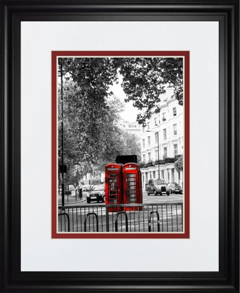 Telephone by Emily Navas Framed Print Wall Art - 34" x 40"