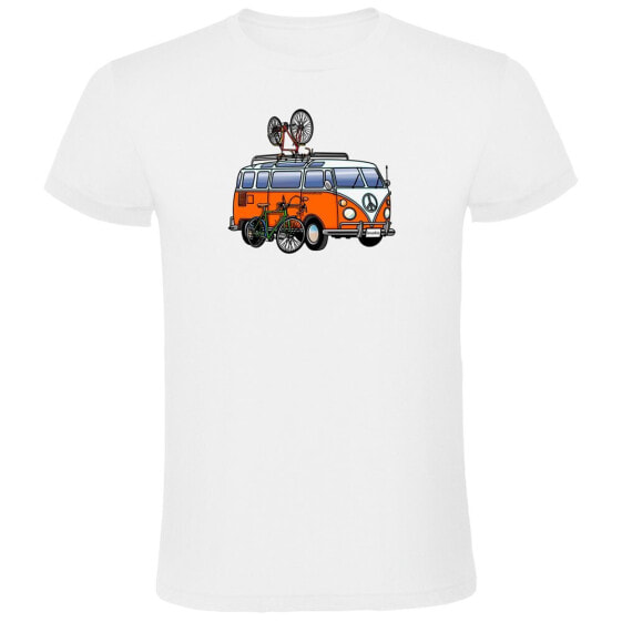 KRUSKIS Hippie Van Bike short sleeve T-shirt